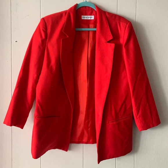 Vintage Red Blazer - Picture 1 of 5